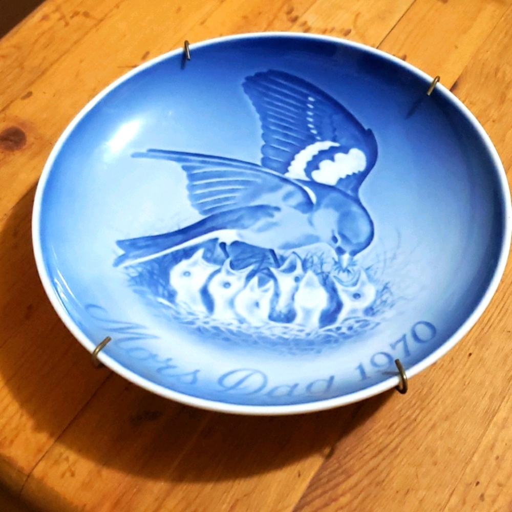 Copenhagen Porcelain Mother's Day Plate 6" 1970